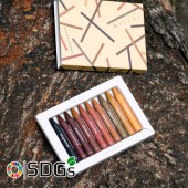 Bút chì màu được làm từ gỗ tái chế